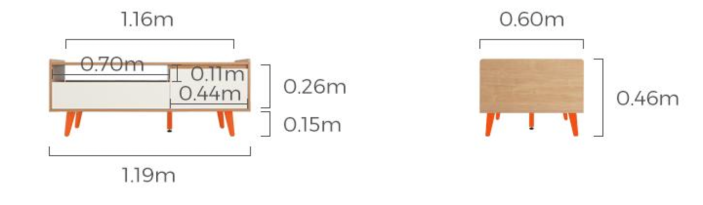 MESA DE CENTRO VIENA