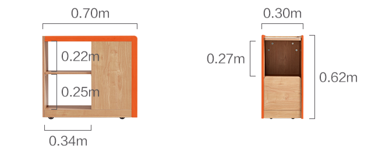 Side Table Caoba