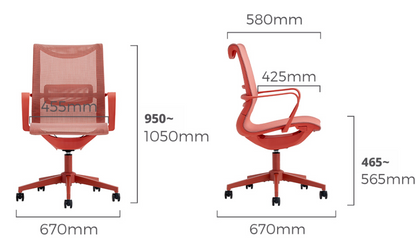 Silla de escritorio Grey